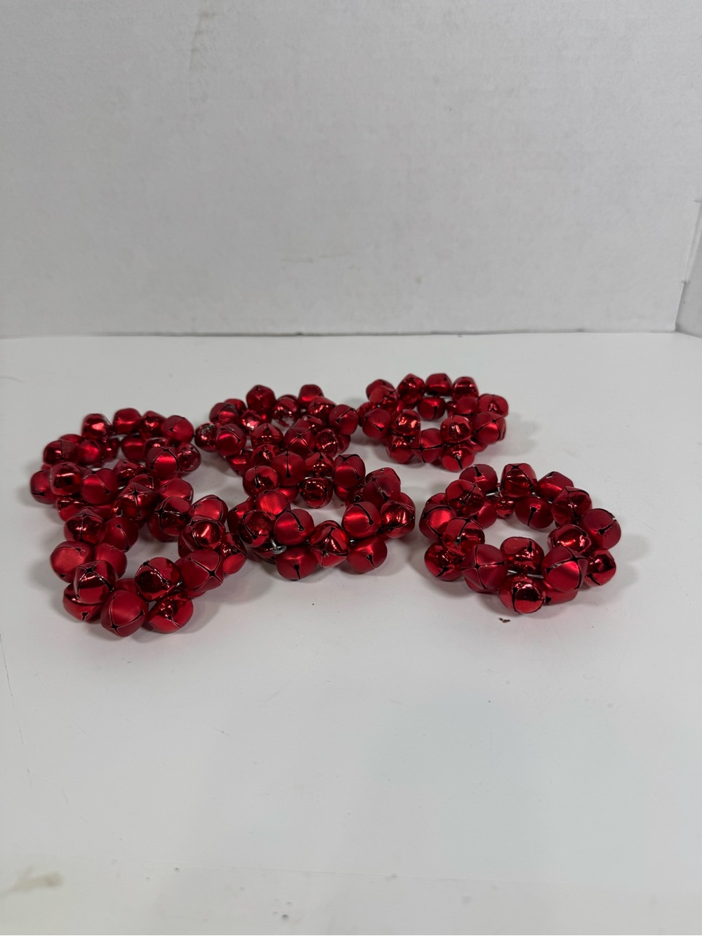 Red Jingle Bell Napkin Rings - Holiday Table Accent